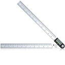 Neoteck デジタル角度定規 デジタル角度計 360度 300mm ホールド機能付き ゼロリセットでき ステンレス鋼製 LCD表示 分度器 角度ルーラー 角...