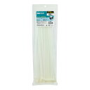 エルパ(ELPA) 結束バンド 370mm 引張強度/54.4kg 50本入 ホワイト KBF-N370050(WH)