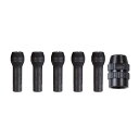 プロクソン(PROXXON) コレットチャック5種セット チャックカバー付 【サイズ1.0・1.5・2.0・2.35・3.0mm】 No.28891