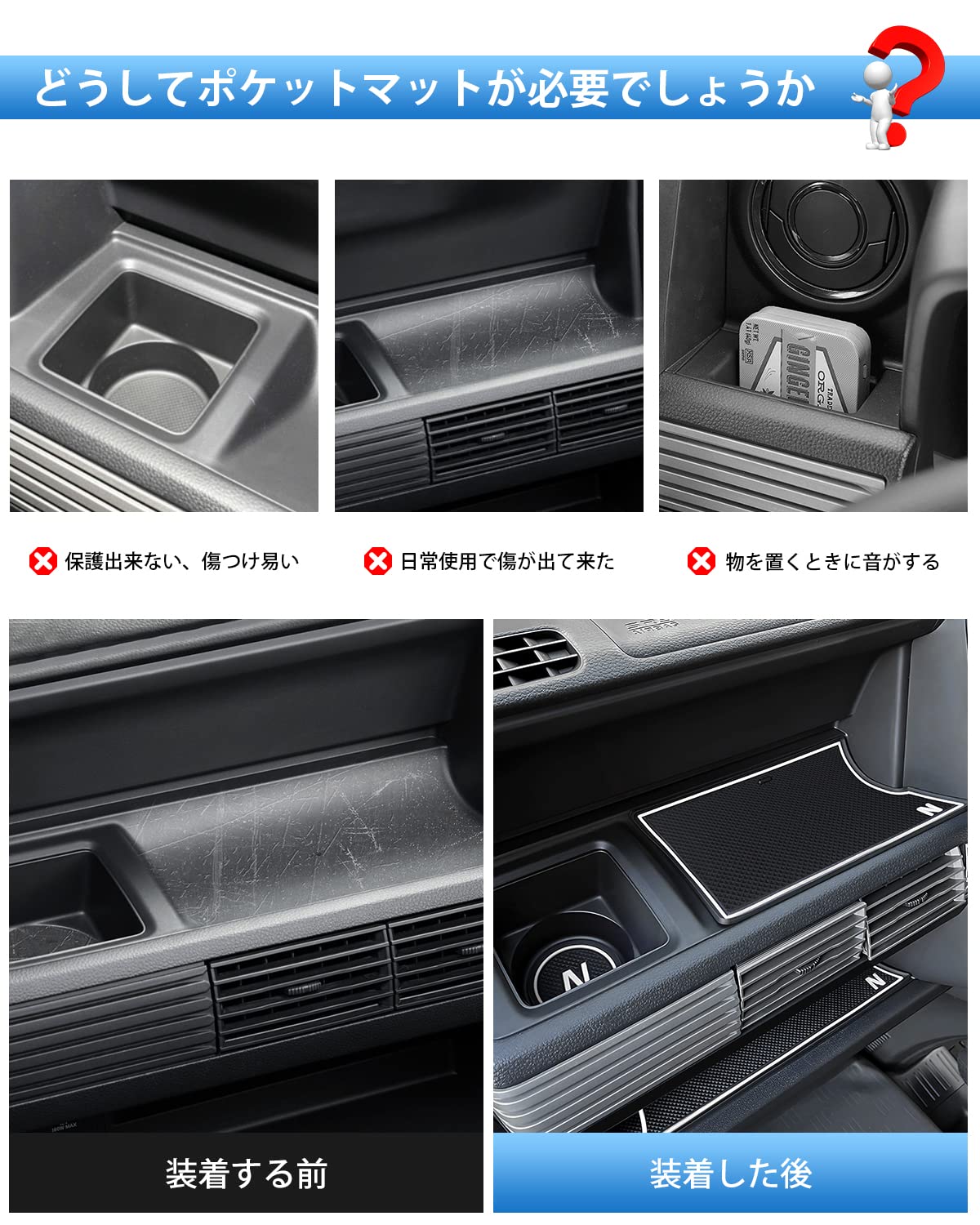 Auto Spec �ۥ�� N-VAN ��Ŭ�� JJ1/JJ2 ���� ����ƥꥢ��С��ޥå� (�֥롼�߸�) 2018.07-���� �ɥ��ݥ��åȥޥå� ���󥽡���ޥå� �����߷� �ɥ쥹���åץѡ��� ��������ѡ��� ���ץ����ѡ��� ���������꡼ �����ɻ� ���ߤ� 10�� (�ۥ�� N-VAN JJ1/JJ2����,