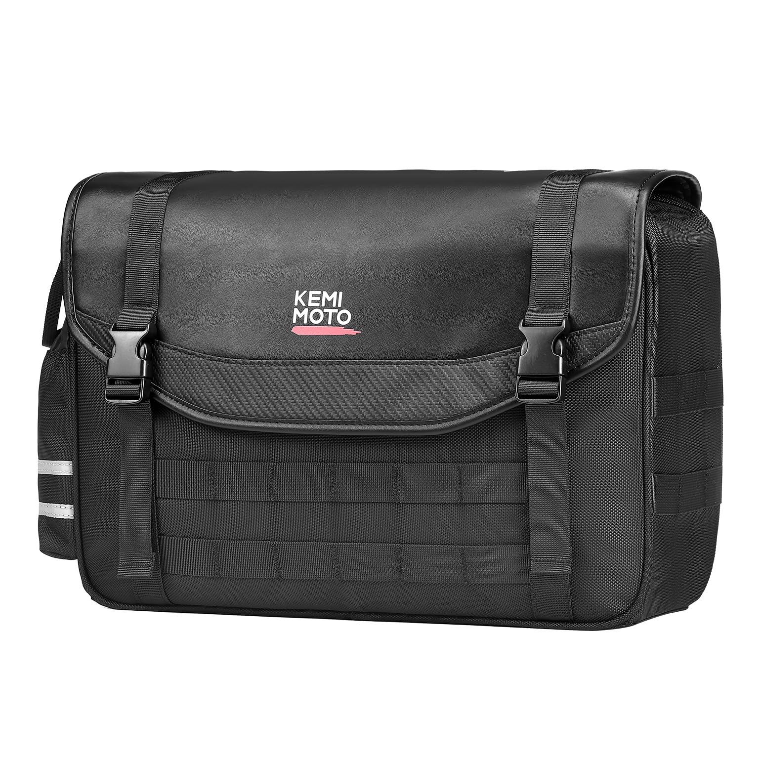 KEMIMOTO バイク サイドバッグ 15L バイク用 サドルバッグ レブル250 サイドバッグ汎用 防撥水 ドリンクホルダー付属 金具防錆 小物収納 汎用性rebel250/500/1100 Kawasaki VN250 ct125 dax250 KM601