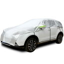 Konnfeir 車カバー ハーフ カーカバー ボディーカバー 自動車カバー 車体カバー ハーフカバー ハーフ車カバー アルミニウムフィルム生地 薄手のコットン裏地(ハッチバック)