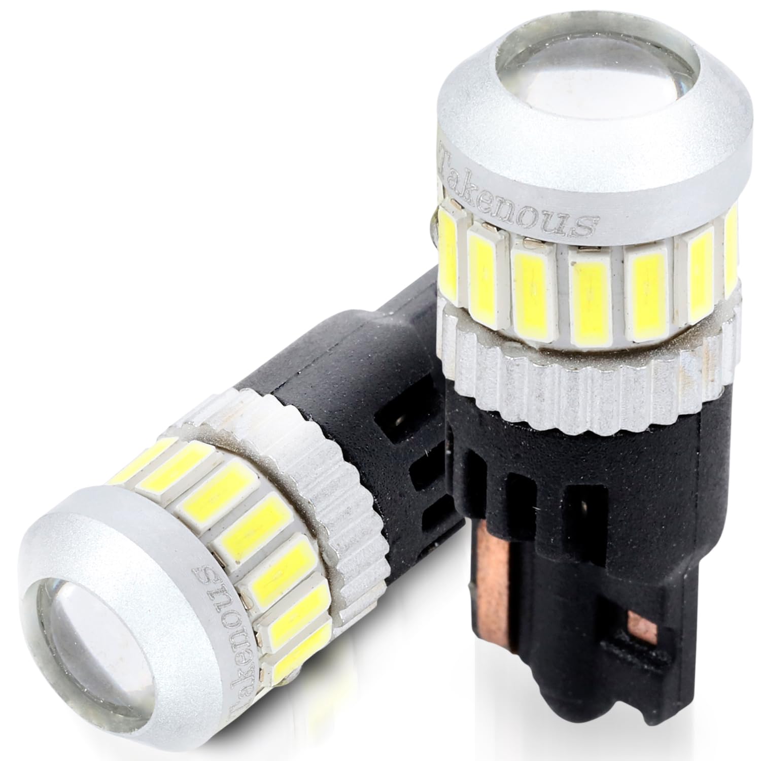 Takenous トラック野郎御用達 竹村商会 led ポジションランプ 24v t10 12v ポジション球 スモール 2個セット (ブルー)