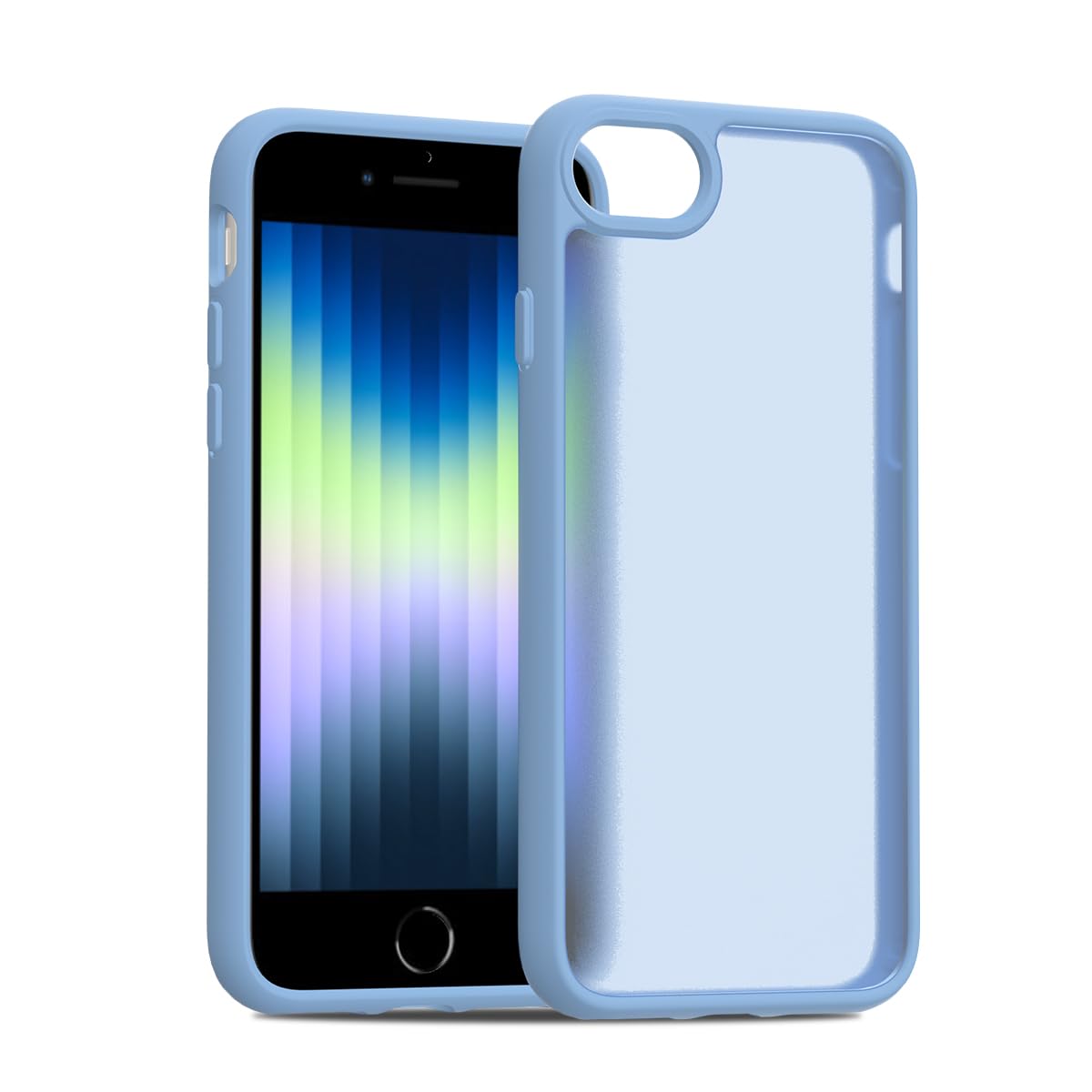 iPhone SE ケース 第3世代 第2世代 iPhone 8 ケース iPhone 7 ケース マット 半透明 スマホケース 米軍MIL規格 耐衝撃 iPhone SE2 ケース ワイヤレス充電 黄ばみなし 指紋防止 アイフォン SE3 SE2 7 8 用カバー 4.7インチPinLiSheng(えんぽうあい, iPhone SE2 iPhone SE