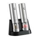 CIRCLE JOY 電動ペッパーミルセット 自動ペッパーミル 持ち運びに便利なデ