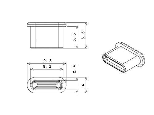 �ƥ��Υ٥��� USB3.1Type-C ����¦���ͥ����ѥ���å� (��) �Ĥޤߤʤ� 6��/�ѥå� USB31CACK-B0