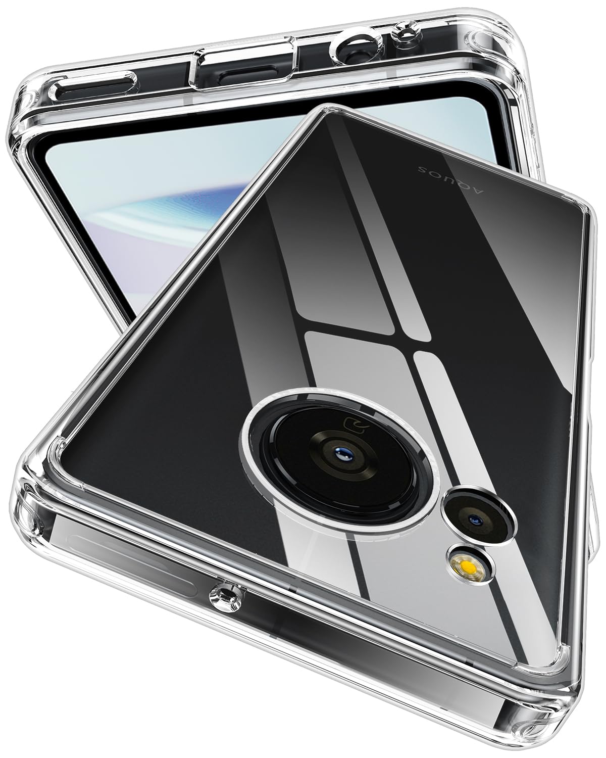 Wolirit AQUOS sense8  ꥢ SH-54D SHG11 SH-M26 С ׷ۼ PC+TPUХѡ...