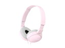ソニー(SONY) ヘッドホン MDR-ZX110 : 密閉型 折りたたみ式 ピンク MDR-ZX110 P