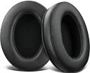 SOULWIT イヤーパッド イヤークッション for Audio-Technica ATH M50X/M40X, HyperX Cloud/Alpha, for SteelSeries Arctis,for Sony MDR-1ABT/1RBT/1RNC/7506, for Turtle Beach Stealth 420X/600 用 パッド 交換 耳当て 高密度フォーム ブラック