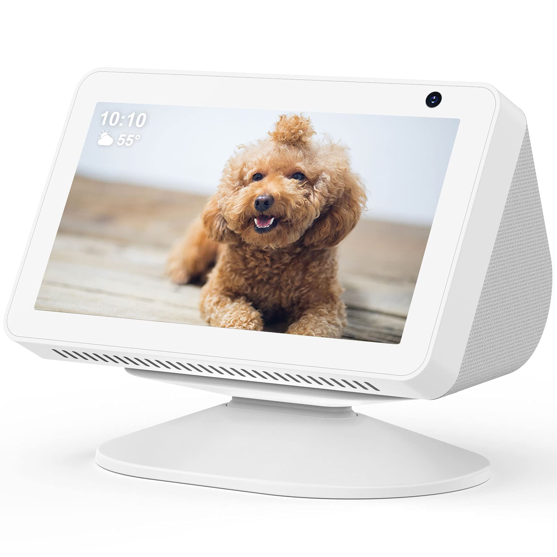 SPORTLINK Show 8 卓上スタンド Show 5 スタンド Show 8(第2世代) 卓上 置きスタンド - Show 5(第2世代) ペデスタル Show 8 スタンド Show 5 ホルダー iPhone 15 /14/13/12 モデル Show 8 角度調節 安定性が高い 空間節約 音質向上(ホウイト)