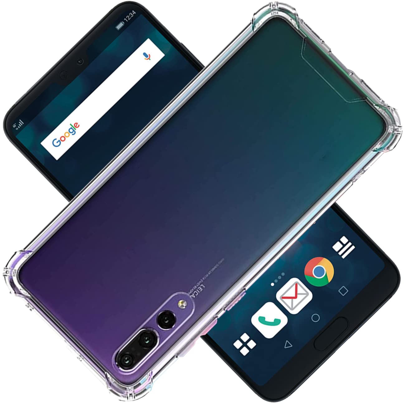 б Huawei P20 Pro HW-01K  HuaweiP20Pro С TPU ݸ С ץƥ ...