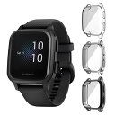Seltureone 【3個セット】Garmin Venu Sq/Venu Sq 2/ Venu Sq music/Venu Sq 2 music用保護ケース ...