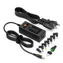 powseed 45W 3A マルチAC電源アダプター DC 5V 6V 7.5V 9V 12V 13.5V 15V マルチ電圧 ルーター CCTV カメラ ス...