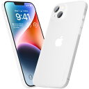 「0.3mm極薄」iPhone 14対応ケース memumiマット質感 オリジナル設計 指紋防止 傷付き防止 6.1インチ 人気ケース?カバー(Trans-White)