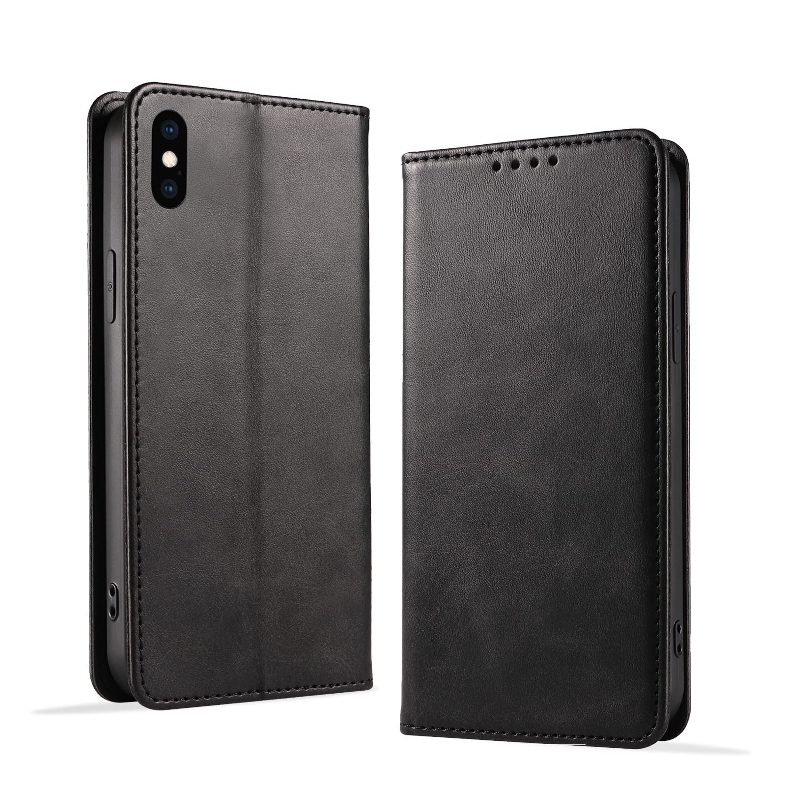【KWATUNG】iphone xs ケース 手帳型 レザー iphone x ケース 手帳型 軽量 放熱性 iphone10ケース 手帳型 薄型 マグネット式 iphonexs 手帳形ケース カード収納 スタンド機能 iphone10s ケース 手帳型 衝撃吸収 iphone ケース 手帳型 x 落ち着いた色 スマホケース iphon