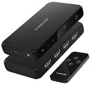 HDMI切り替え器 3入力1出力 4K@60Hz Lemorele HDMI 切替器 4k HDMI分配器 セレクター リモコン付き1080P@144Hz HDCP 2.2/HDMI 2.0 HDR 3D対応 手動 切り替えPS3/PS4/PS5/Switch4K動作対応(Black)