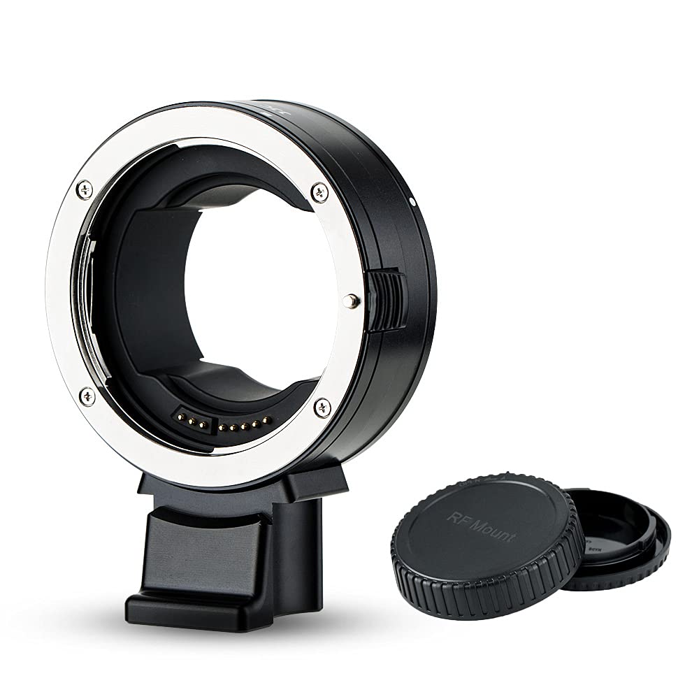 Rakuten - 【改良バージョン】JJC EF-EOSR レンズマウントアダプター Canon EF/EF-S - RF マウント 転換 Canon EOS R5 Mark II R100 R8 R50 R6II R7 R10 R3 R6 R5 R5C R RP Ra カメラ用 オートフォーカス 自動絞り アルカデザイン+取り外し可能な1/4