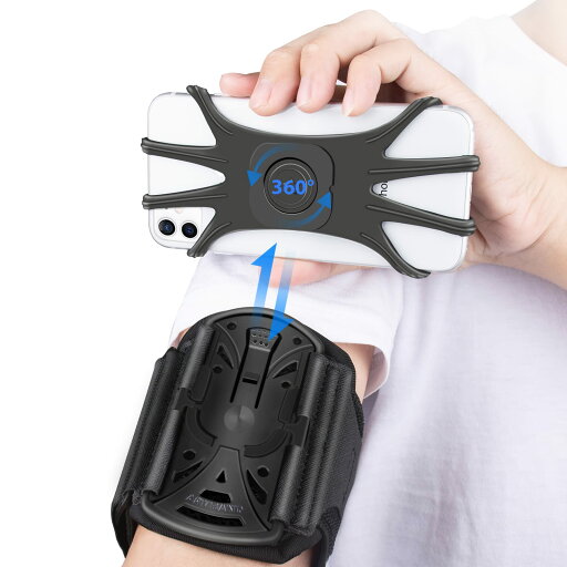 HLOMOM アームバンド 携帯 ランニングアームバンド スマホ腕ホルダー 腕バンド 取り外し 脱落防止 360度回転 4-6.5インチのスマホに対応 iPhone 16/15/14 Pro/13 Pro/8/7,Samsung Galaxy 通気性 1 HLOMOM アームバンド 携帯 ランニングアームバンド スマホ腕ホルダー 腕バンド 取り外し 脱落防止 360度回転 4-6.5インチのスマホに対応 iPhone 16/15/14 Pro/13 Pro/8/7,Samsung Galaxy 通気性 1