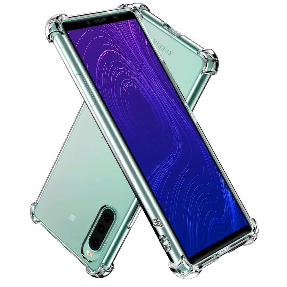 Hy+ Xperia 10 II 耐衝撃 ケース SO-41A SOV43 カバー ストラップホール 米軍MIL規格 クリア 衝撃吸収ポケット内蔵 TPU ケース