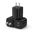 USB充電器 2ポート USB コンセント ACアダプター【2.1A急速充電/PSE認証/3個セット/コンパクト】Hootek USB電源アダプタ アイフォン 充電器 アンドロイド 充電器 スマホ 充電器 携帯充電器 Phone11/11Pro/11Pro Max/X/Xs/Xr/8/8plus/SE/iPad、Galaxy、HuaWei、などphone