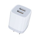 Hootek USB充電器 2ポート USB コンセント ACアダプター 【2.1A急速充電/PSE認証/コンパクト】 USB電源アダプタ アイフォン 充電器 アンドロイド 充電器 スマホ 充電器 携帯充電器 AC充電器 iPhone11/11Pro/11Pro Max/X/Xs/Xr/8/8plus/iPad、Galaxy、HuaWei、などiphone
