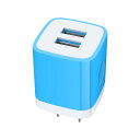 Hootek ACアダプター 2ポート USB充電器 USB コンセント 2.1A急速充電/PSE認証/コンパクト USB電源アダプタ アイフォン 充電器 アンドロイド 充電器 スマホ 充電器 携帯充電器 AC式充電器 iPhone11/11Pro/11Pro Max/X/Xs/Xr/8/8plus/iPad、Galaxy、HuaWei、などiphone&A