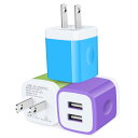 Hootek USB コンセント 2ポート USB 充電器 ACアダプター 【2.1A急速充電/PSE認証/3個セット/コンパクト】 アイフォン 充電器 USB電源アダプタ アンドロイド 充電器 スマホ 充電器 携帯充電器 Phone11/11Pro/11Pro Max/X/Xs/Xr/8/8plus/iPad、Galaxy、HuaWei、などiphon