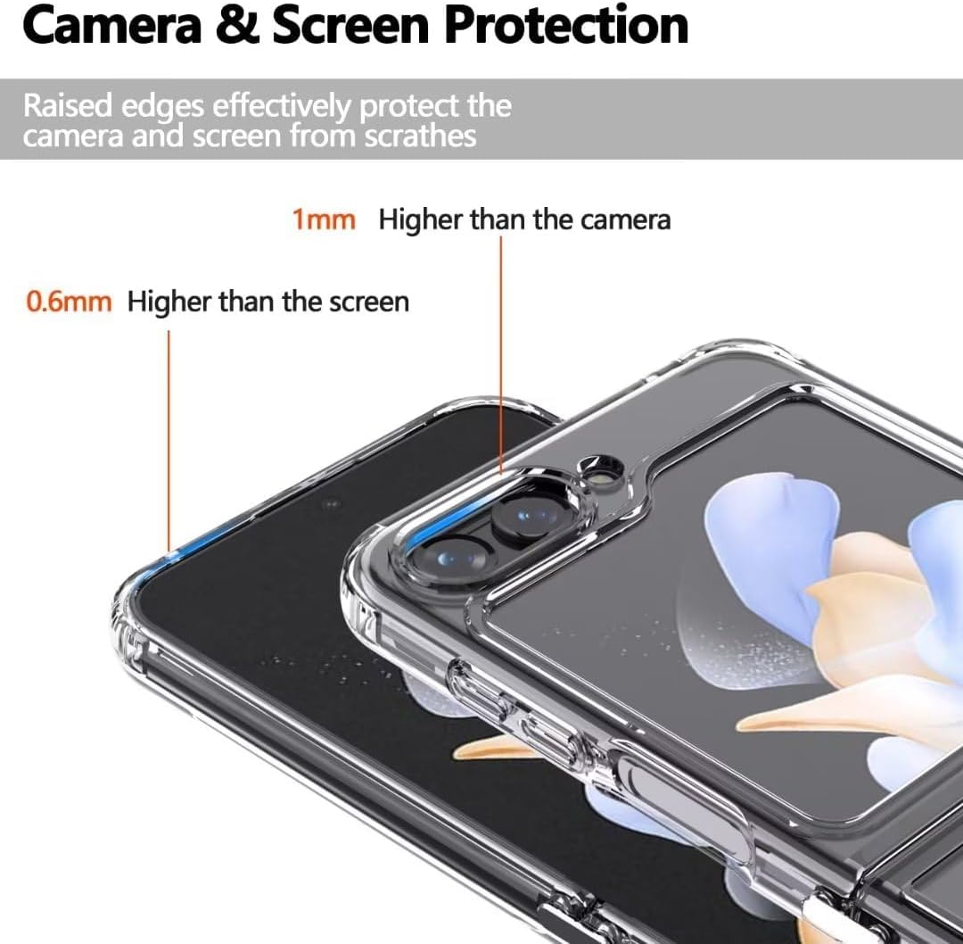 For Samsung Galaxy Z Flip 5 5G ������ [Gosento] Galaxy Z Flip5 ���С� TPU ���ꥢ �����ݸ� �Ѿ׷� �ݸ�С�