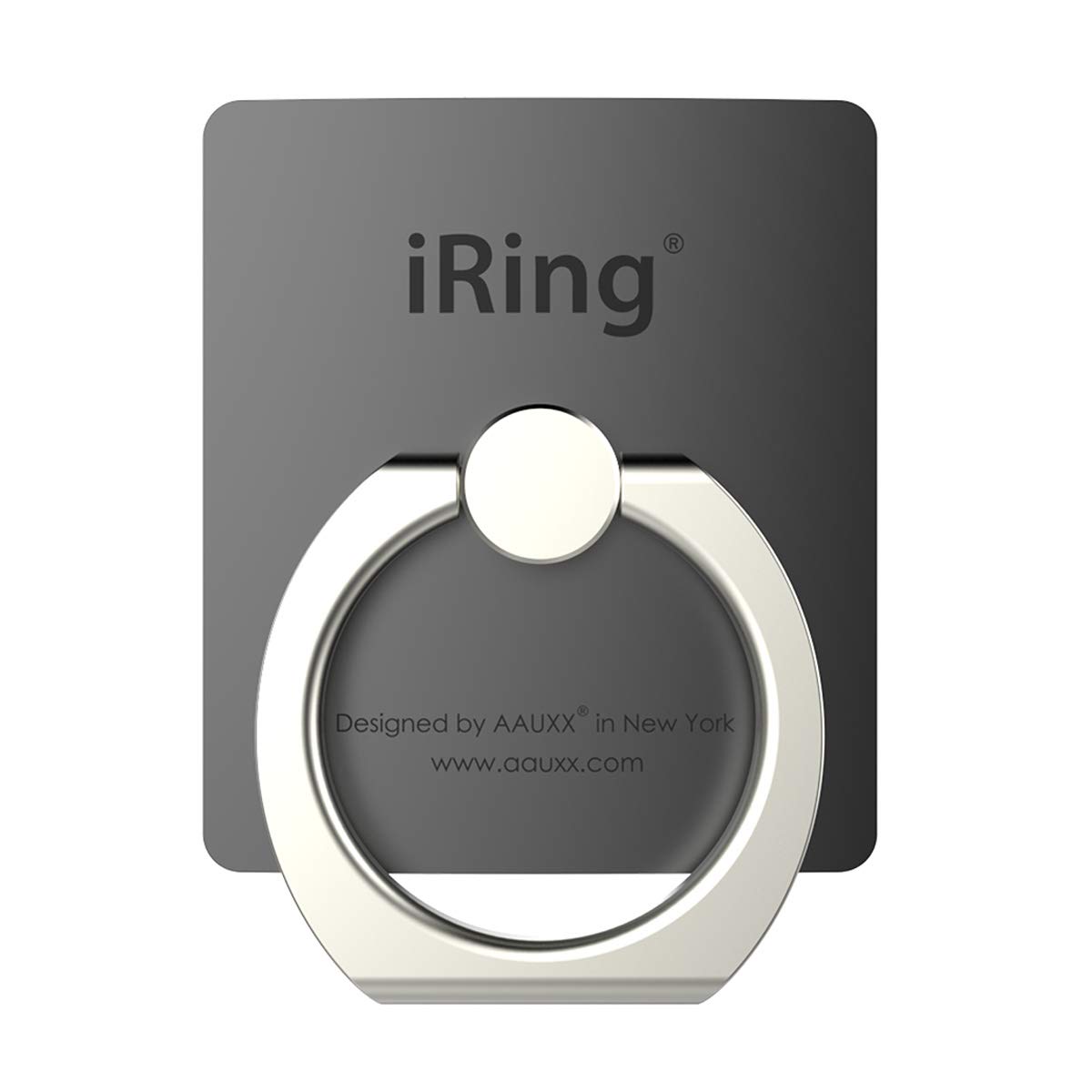 AAUXX iRing Hook アイリング フック スマホリング 携帯 リング 薄型 フック付き (グレイ)
