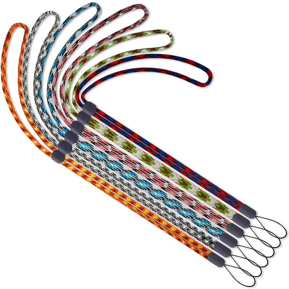 [AMUU] ネックストラップ 調整可能な長さ 6 本入携帯すとらっぷ 首かけ ストラップ 首かけ 携帯 ネックストラップ