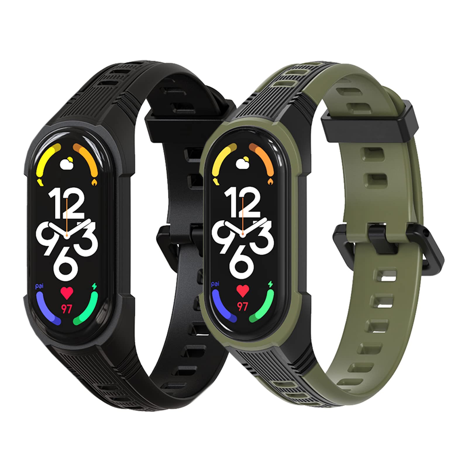[AGUPERFIT] ѥ֥ Xiaomi Mi Band 7 6 5 Х - 2ܥåȡæʤꥳ̵ɤ...