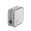 エレコム DVD CDケース セミハード ファスナー付 52枚収納 ホワイト CCD-H52WH(2)