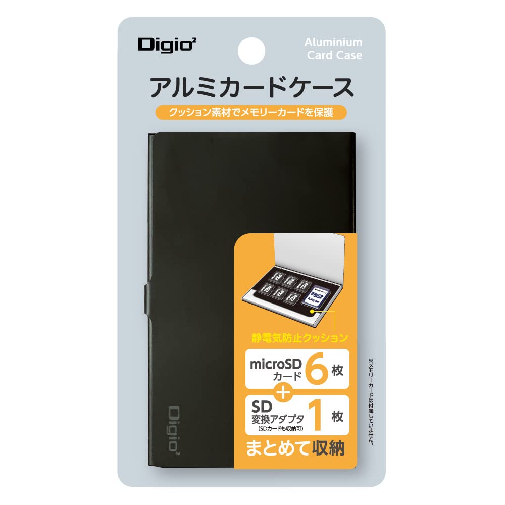 �ʥ��Х䥷 Digio2 ���꡼�����ɥ����� ����� SD������ 1�� �� microSD������ 6�� ��Ǽ �֥�å� Z2943