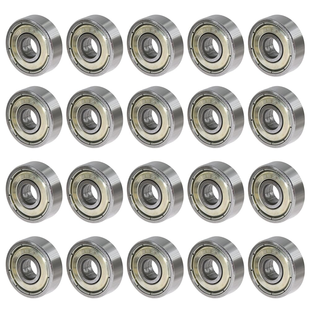 Rakuten - YFFSFDC ベアリング 626ZZ ミニチュアベアリング ボールベアリング 内径6mm×外径19mm×厚さ6mm 炭素鋼 深溝玉軸受 20個