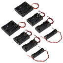 単4電池用 電池ケース 8個セット 1.5V 電池ボックス 1本 2本 3本 4本 単四電池ボックス リード線付き バッテリーボックス バッテリーケース 電池ホルダー