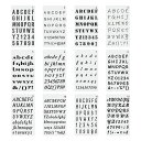 YFFSFDC ステンシルシートアルファベット数字製図看板の作成メッセージ ジャーナルカード 描画テンプレート大文字小文字DIY絵画塗装道具繰り返し利用(12枚...