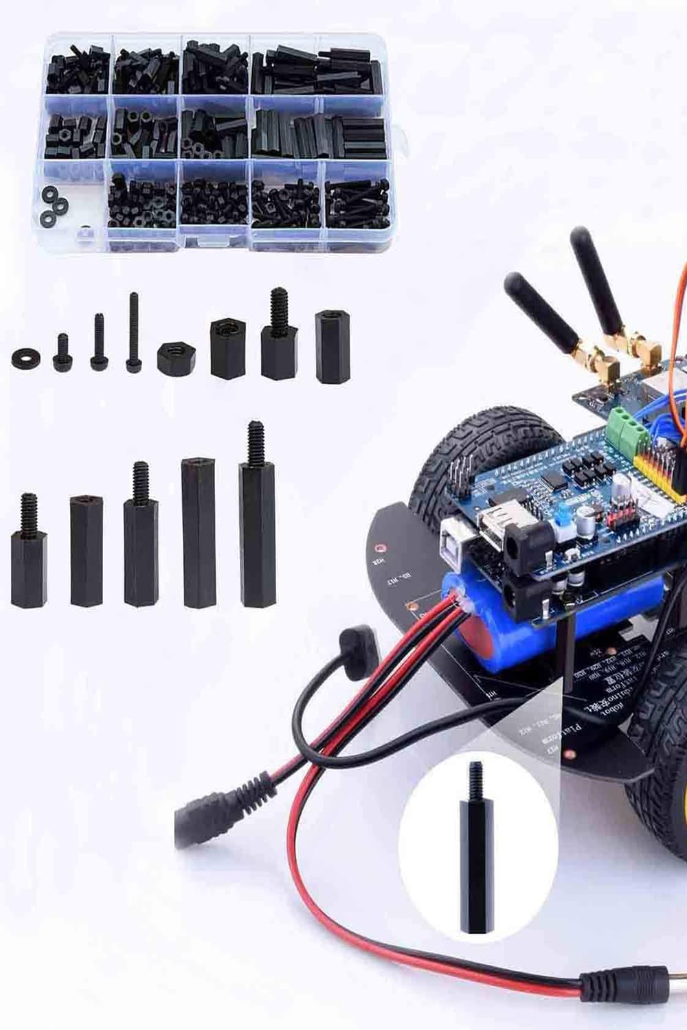 YFFSFDC M3 �ʥ����� ϻ�ѥ��ڡ����� ϻ�Ѥͤ��ʥå� ϻ�ѥͥ� ���ĸ��� ��̩������ PCB�ܡ��� ��Ǽ�������դ���320pcs��