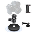 UTEBIT 自由雲台 カメラ磁気スタンド 66MM マグネット雲台 360度回転可能 マグネット カメラスタンド 垂直耐荷重20kg カメラ 雲台 セット ス...