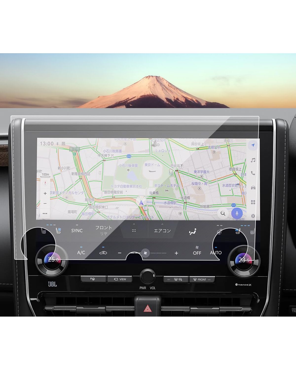 SXCY 新型 トヨタ アルファード40系 ナビ フィルム フールカバー トヨタ ヴェルファイア 40系 ナビフィルム 14インチ 強化ガラス 保護フィルム カスタムパーツ ディスプレイ 指紋防止 キズ防止 自己吸着タイプ 貼り付け簡単