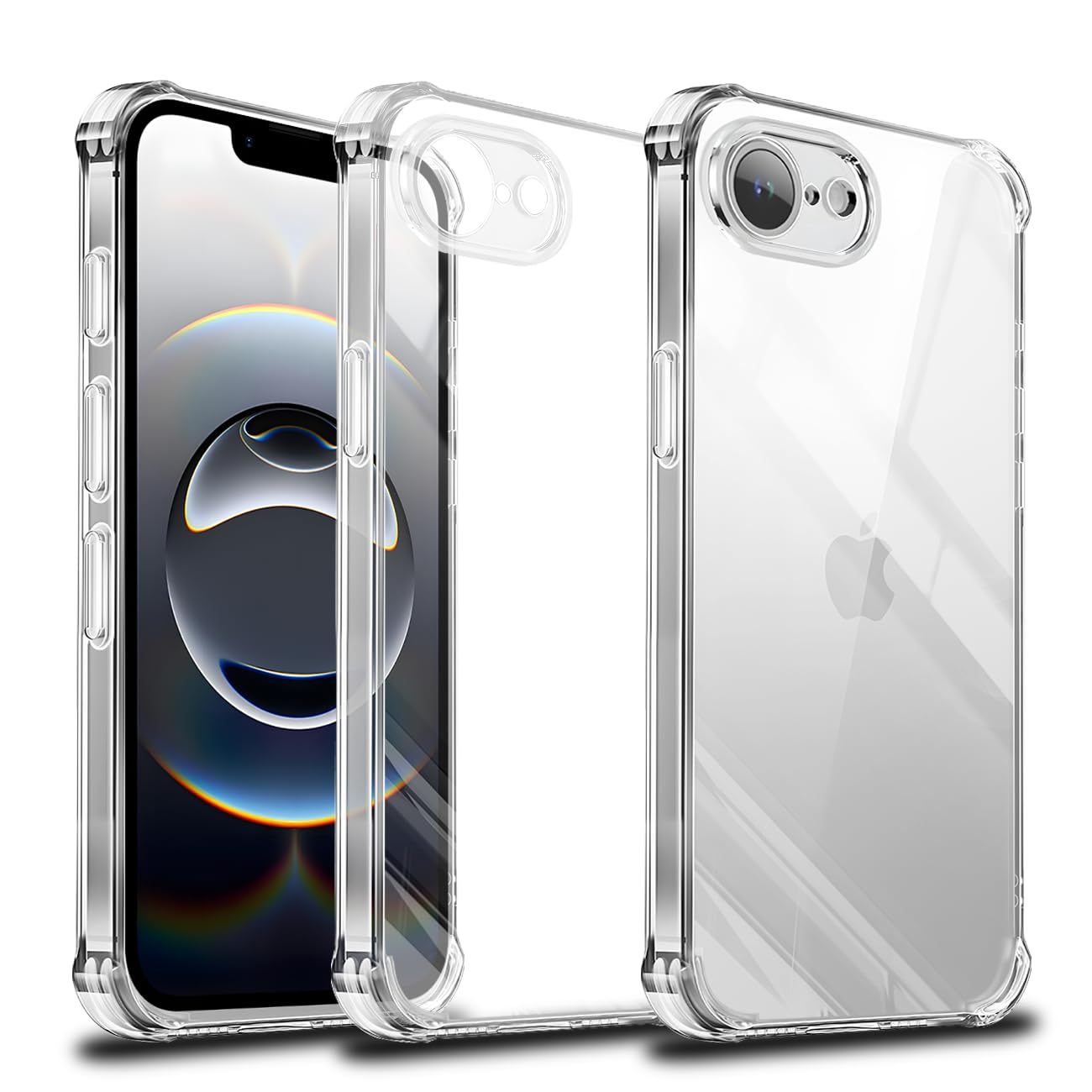 Rakuten - 対応 iphone 16E ケース クリア ケース iphone16E カバー TPU 保護ケース カバー背面 シェル クバー ソフト 透明シェル ンプロテクター