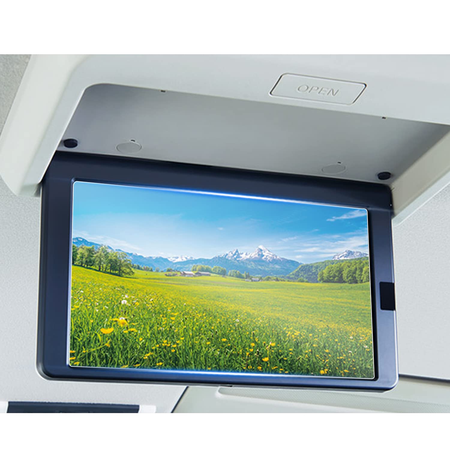 ruiya PET製フィルム 新型 日産 11インチ 後席ディスプレイ フィルム 11型 リア席モニター 後席専用モニター ディスプレイ 保護フィルム 新型エクストレイル t33 アクセサリー 汚れ防止 4H 貼付簡単 2枚入り カスタム パーツ