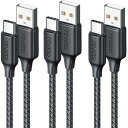 RAVIAD USB Type C ケーブル【1m/3本セット】タイプc ケーブル 3A 急速充電 QuickCharge3.0対応 USB2.0規格 USB-...