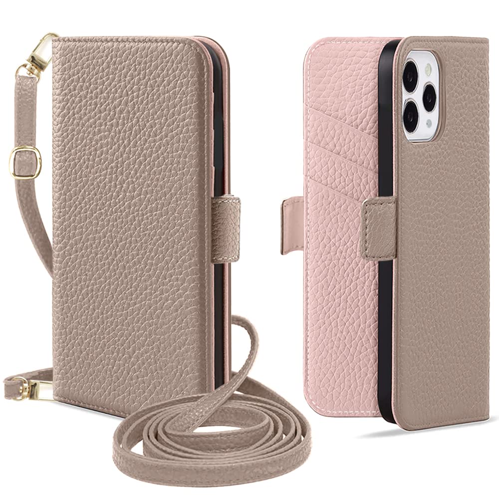 MAGICASE for いphone12 ケース 手帳型 iPhone12ケース手帳型 ショルダー iphone12pro ケース 手帳型 おしゃれ スマホケースiphone12 女性 アイフォン12 ケース 手帳型 マグネット式 カード収納 スタンド機能 携帯ケース iphone 12 高級PUレザー 耐衝撃 軽量 防塵 擦り傷