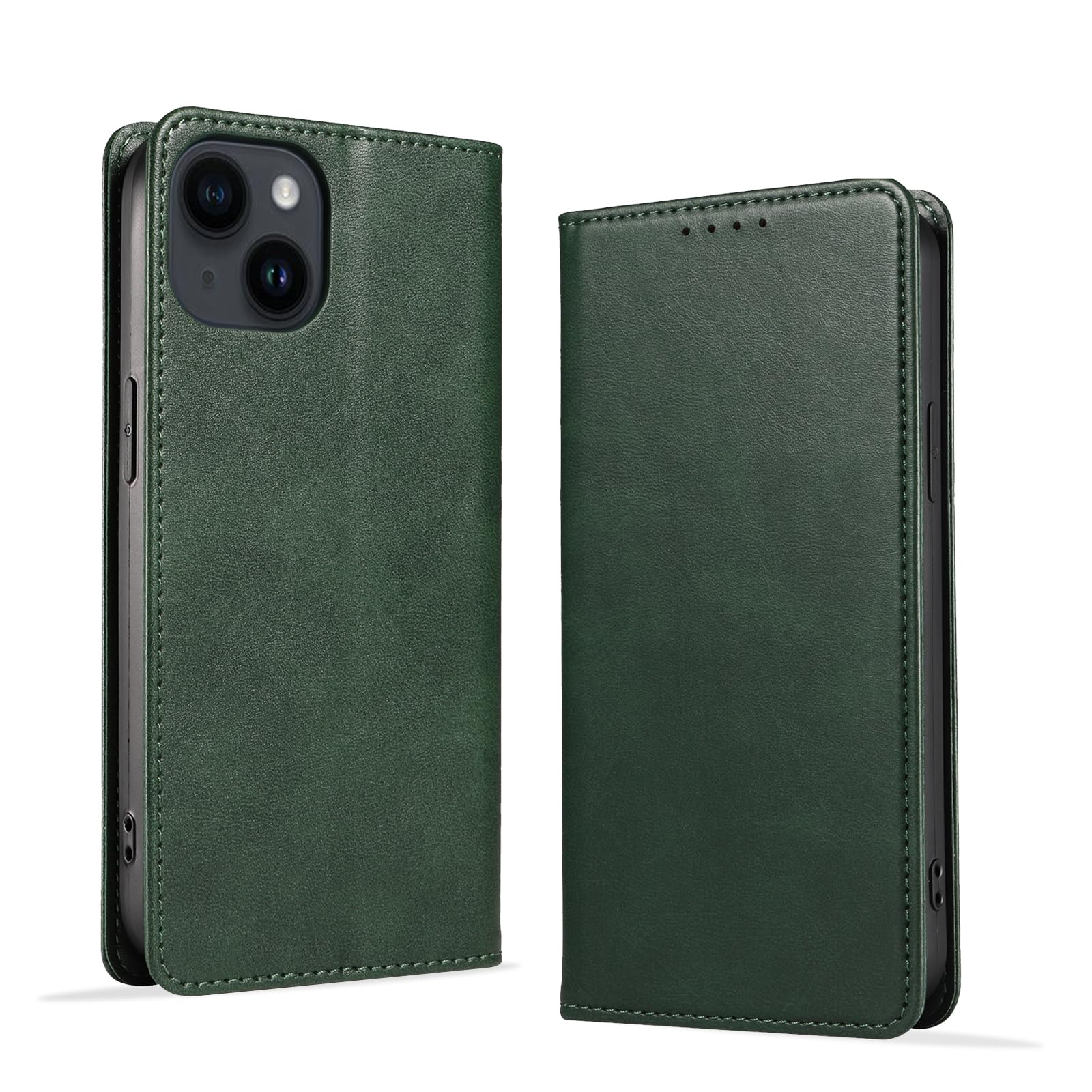 Rakuten - 【KWATUNG】iphone 15 ケース 手帳型 レザー アイフォン15ケース 手帳型 軽量 薄型 マグネット式 iphone15ケース手帳型 カード収納 スタンド機能 iphone 15 手帳型 ケース 衝撃吸収 落ち着いた色 iphone 15 スマホケース アイフォン15手帳型ケース 放熱性 折りたたみ 6.