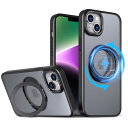 KWATUNG 互換品 ケース iphone14plus 用ケース magsafe対応 ワイヤレス充電 iphone14プラス 用ケース 耐衝撃 いphone14plus 用ケース 360°回転スタンド 縦横両対応 アイホン14プラス用ケース マグネット搭載 スマホケース iphone 14プラス用 米軍MIL規格 iphone 14 plu
