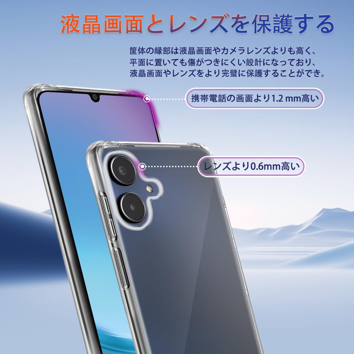 対応 Galaxy A25 5G ケース ソフト クリア TPU カバー 【米軍MIL規格】 Galaxy A25 5G SC-53F SCG33 用 カバー 保護ケース 柔らかいTPU 薄型 耐衝撃 傷つけ防止 四隅滑り止 排熱性 透明 耐黄変 レンズ保護 ワイヤレス充電対応 アローズ 対応 ギャラクシーa25 5G スマホケ 3