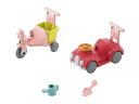 シルバニアファミリー 家具 【 三輪車・くるまセット 】 カ-216 STマーク 3歳以上 おもちゃ ドールハウス Sylvanian Families エポッ...