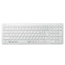 NAエレコム キーボード Bluetooth パンタグラフ コンパクトキーボード Windows・Mac・iOS・Android対応 ホワイト TK-FBP101WH