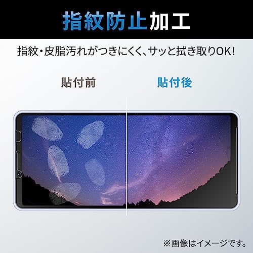 NA���쥳�� Xperia 10 V [ SO-52D / SOG11 ] �ե���� ��������쥢 ȿ���ɻ� �����ɻ� ��ˢ�ɻ� ���� [���ʤ��ե����] ���ꥢ PM-X232FLF