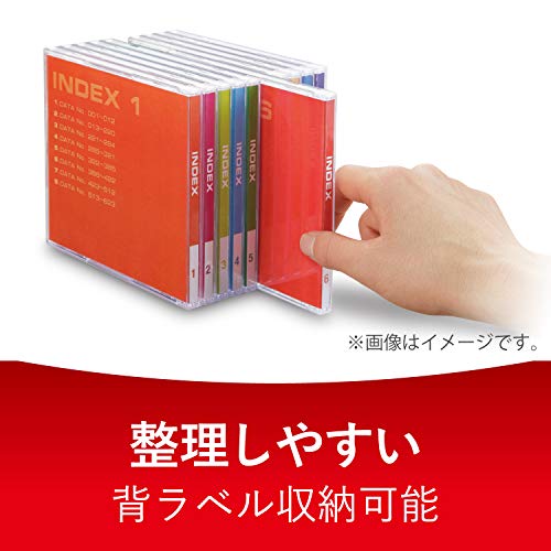 NA���쥳�� DVD BD CD������ �ץ饱���� ɸ�ॿ���� 2���Ǽ 5��ѥå� ���ꥢ CCD-JSCNW5CR
